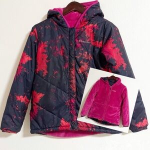 Columbia Big Fir Girls Reversible Hooded Jacket